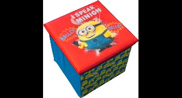 Minions-storage-folding-box-blauw-maat-One-size