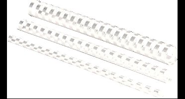 Fellowes bindruggen 12 mm wit, 100 stuks