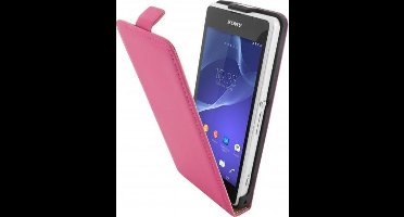 Mobiparts - fuchsia premium flipcase - Sony Xperia Z1 Compact