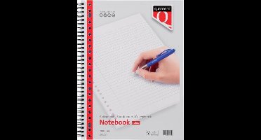 Collegeblok quantore A4 23 rings lijn 100 vel 70gram