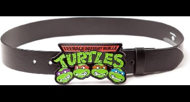 "Ninja Turtles Zwarte Riem met Logo Gesp Maat XL ( 40""-46"")"