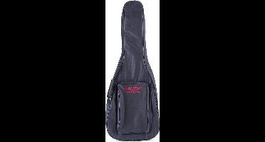 MUSIC STORE "Basic" Gigbag Western gitaar zwart/rood Logo - Tas voor akoestische gitaren