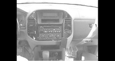 Brodit ProClip houder geschikt voor Mitsubishi Pajero/ Shogun 2000-2006 Angled mount