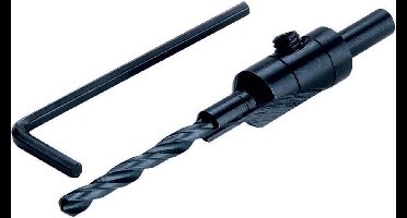 wolfcraft - Voorboor met opsteekbare verzinkboor voor meubelschroeven, Ø 5-6 mm - 2511000