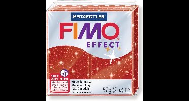 Fimo Effect glitter rood 56g 8020-202