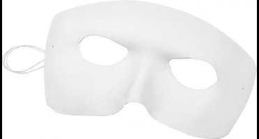 Half Masker 12 X 17 Cm Wit Kunststof