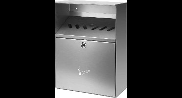 V-Part - Wandasbak - zilverkleurig