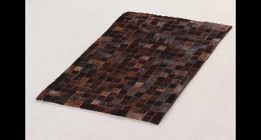 In Leather Patchwork Choco 230X160