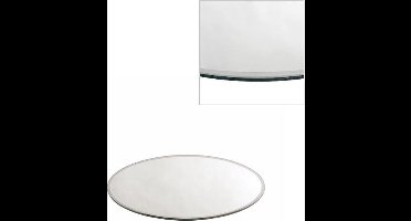 Spiegelplaat rond Ø 12cm afgeschuinde rand (1 pc)