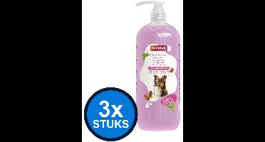 3x Beaphar - Shampoo langharige vacht hond 1ltr