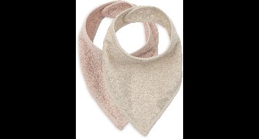 Jollein Slab Bandana Silk Rose/Sand (2pack)
