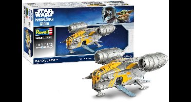 Revell Modelbouwpakket Ruimtevaart - 06747 Star Wars - The Mandalorian and Grogu - Razor Crest Plastic - 1:72 - Modelbouw