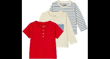 Vertbaudet Set van 3 t-shirts baby