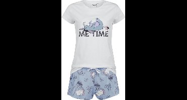 Winnie The Pooh Eeyore - Me Time Pyjama wit-blauw Katoen -