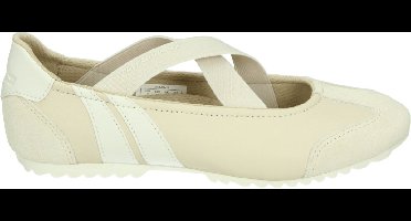 Palladium - RACER BALLERINA LTH - Ballerinaschoenen - Kleur: Wit/beige - Maat: 38