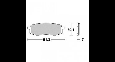 OEM-remblok voor Yamaha 600 TT-motorfiets, bouwjaar 1990 tot 1992, nieuw