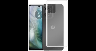 Just in Case hoesje geschikt voor Motorola Moto E14 Hoesje Siliconen - Flexibele Case - Transparant