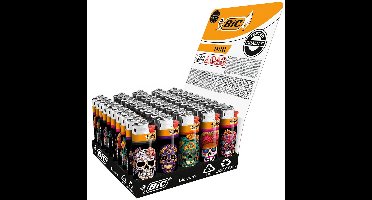 BIC® Mini J25 Aanstekers – Dia de los Muertos – Display 50 stuks