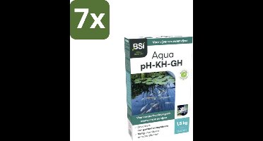 BSI – Aqua pH KH GH – Waterbalans Verbeteraar – 1,5 kg - Bulkverpakking - 7 stuks