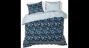 De Witte Lietaer Dekbedovertrek Arabella Powder Blue - 260 x 240 + 2x 60 x 70 cm - Katoen Satijn