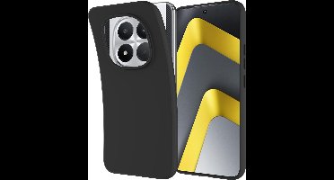Just in Case hoesje geschikt voor Xiaomi Poco M8 Pro (5G) Hoesje Siliconen - Flexibele Case - Zwart