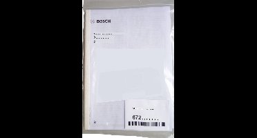 Bosch Onderdeel ketel GC 7000 F Documentenset voor MX25, 6720842620