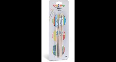Primo Kwastenset Junior 22 Cm Hout Naturel 5-delig
