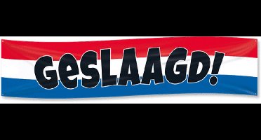 XXL Flag banner - Geslaagd rwb