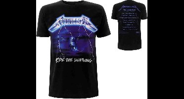 Metallica Ride The Lightning Heren T-shirt - zwart - S