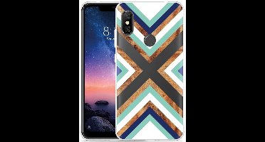 Xiaomi Redmi Note 6 Pro Hoesje Wood Art