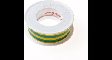Coroplast 302 tape groen/geel 15mm x 4.5 meter