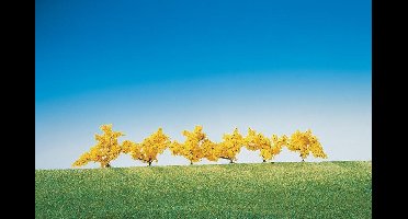 Faller - 6 Forsythia’s, geel bloeiend - modelbouwsets, hobbybouwspeelgoed voor kinderen, modelverf en accessoires