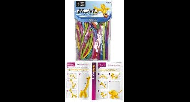 Luxe modelleerballon per 20 incl instructieboekje.