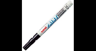 Permanente markeerstift Uni-Ball Paint PX-21L Zwart 12 Stuks