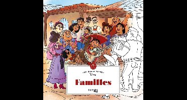 Disney Les Grands Carrès Disney Familles - Hachette - Kleurboek voor volwassenen