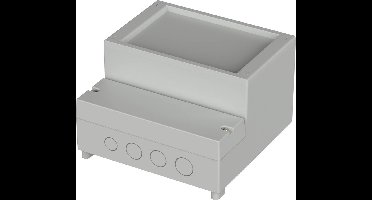 Bopla REGLOCARD RCP 170 F Wandbehuizing 166 x 161 x 109.5 ABS Lichtgrijs 1 stuk(s)