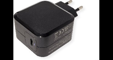 VALUE USB oplader met eurostekker, 1 poort (Type C PD), 45W