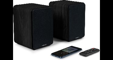 Thomson WS600DUO - Boekenplank Speaker Set - Zwart - 2 stuks