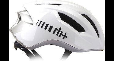 RH+ Fietshelm Compact Shiny White/Shiny Silver – L/XL (58-61cm)