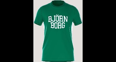 Björn Borg - Heren - Borg Essential T-Shirt - Groen/Wit - Maat M