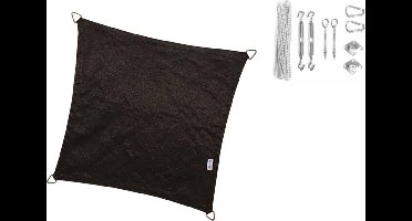 Nesling Coolfit 3,6x3,6 Zwart met Bevestigingsset