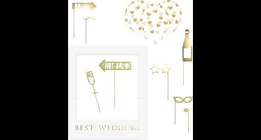Selfie Foto frame kit - Best Wedding