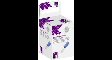 TRU COMPONENTS T1904C051 Ronde stekker 2.50 mm² 2.50 mm² Deels geïsoleerd Blauw 25 stuk(s)