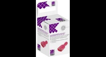 TRU COMPONENTS T1904C117 Assortiment hulzen voor platte stekkers Insteekbreedte: 6.30 mm Insteekdikte: 0.80 mm 180 ° Vo