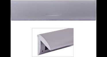 Tochtklep - Zilver - Kunststof - door-line - 52.00.095 binnen