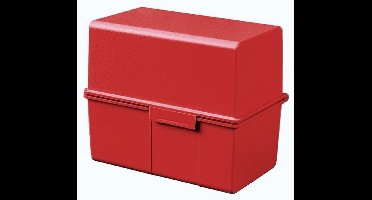Kaartenbak HAN A8 incl.100 - kaarten+tab A-Z rood