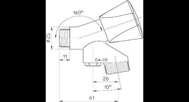 Vsh B3500 Tapkraan 0588808