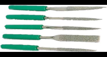 Velleman set van 5 diamantpoedervijlen