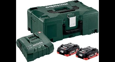 Metabo 685130000 18V LiHD accu starterset (2x 4,0Ah) + lader