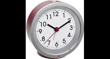 TFA Dostmann 60.1034.05 Wekker Quartz Rood Alarmtijden: 1